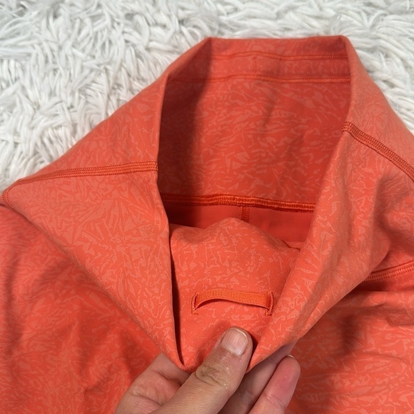Lululemon Wunder Train High Rise Short 8" Crunch Warm Coral - Picture 3 of 6